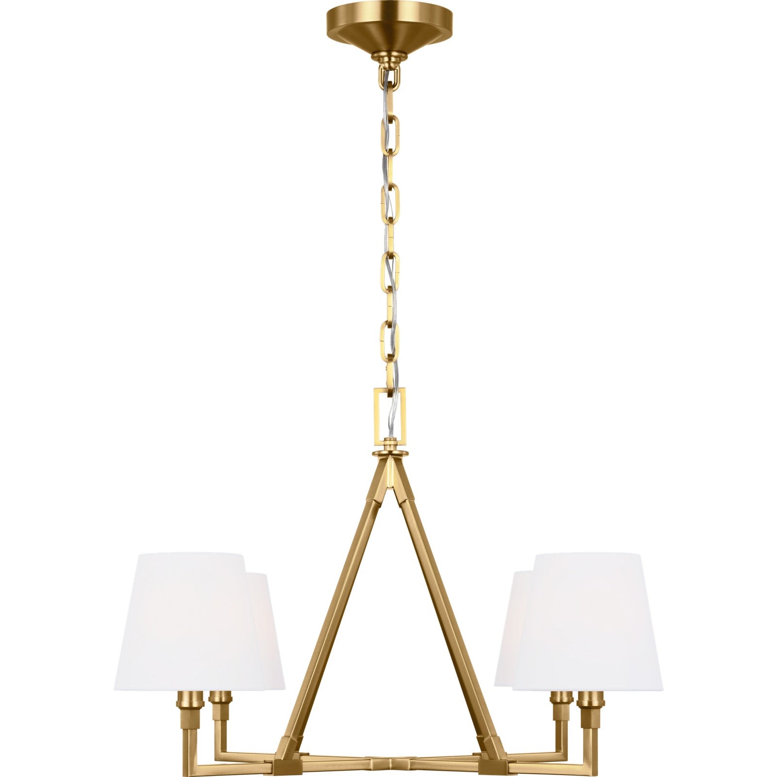 Perth Medium Chandelier Aged Iron - Visual Comfort Ceiling Lights