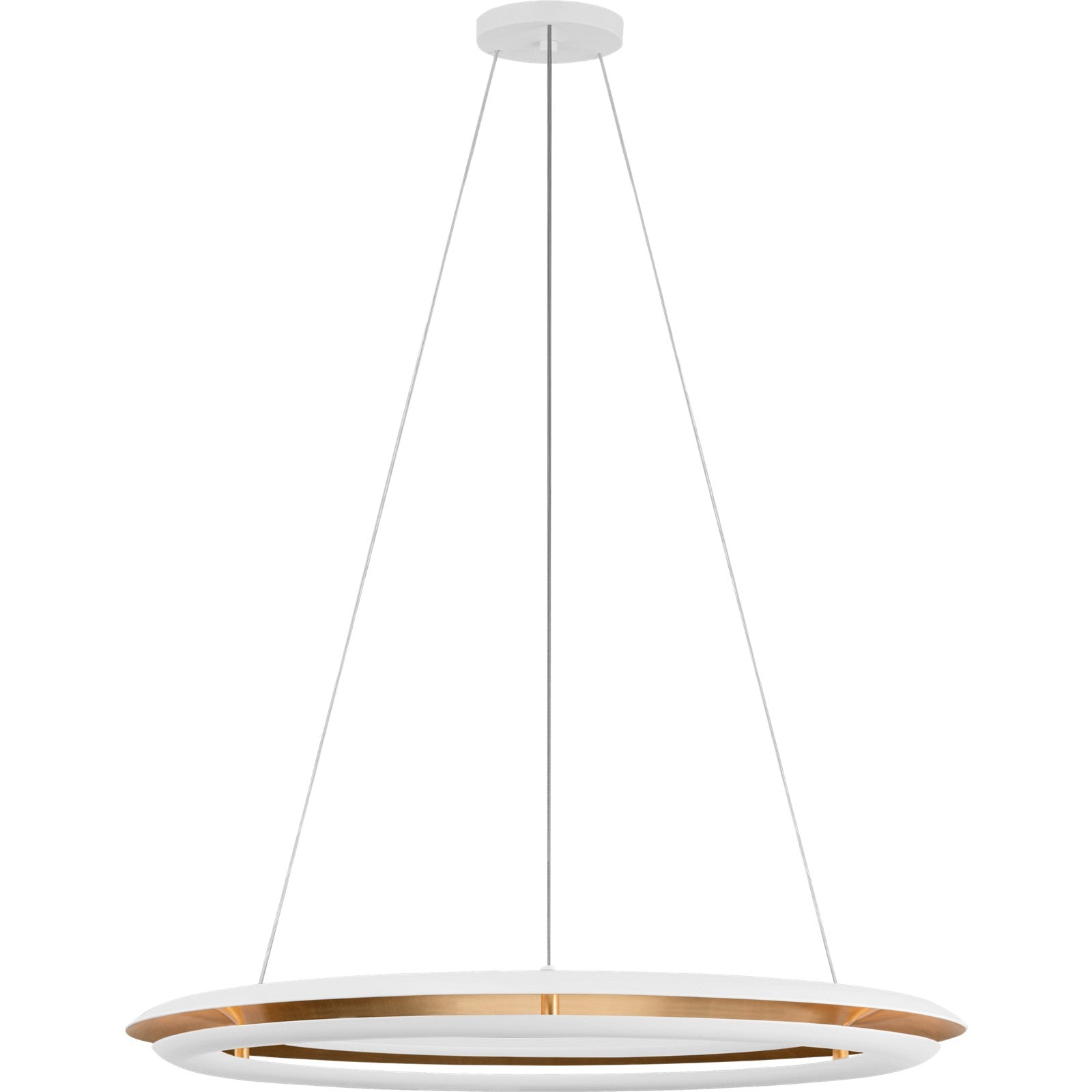 Cielo Medium Chandelier Matte White Bulbs Inc - Visual Comfort Ceiling Lights