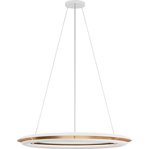 Cielo Medium Chandelier Matte White Bulbs Inc - Visual Comfort Ceiling Lights