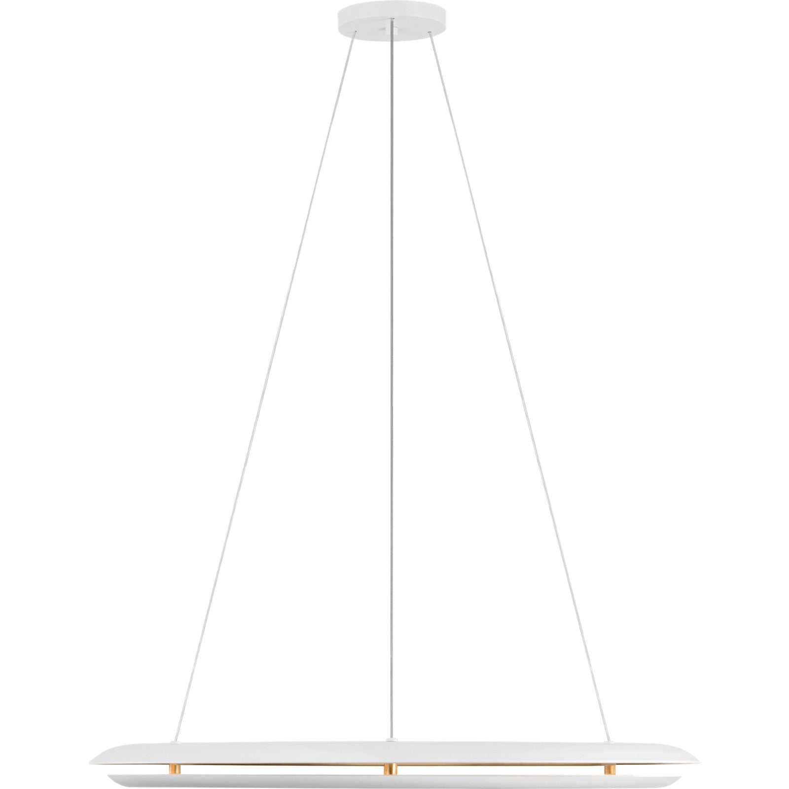 Cielo Medium Chandelier Matte White Bulbs Inc - Visual Comfort Ceiling Lights