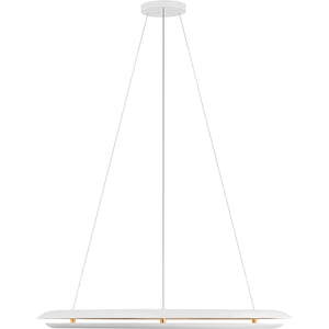 Cielo Medium Chandelier Matte White Bulbs Inc - Visual Comfort Ceiling Lights