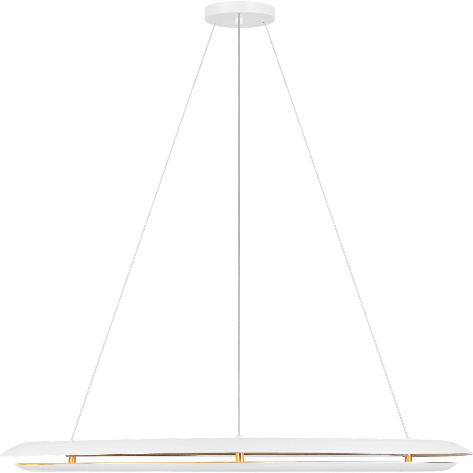 Cielo Large Chandelier Matte White Bulbs Inc - Visual Comfort Ceiling Lights