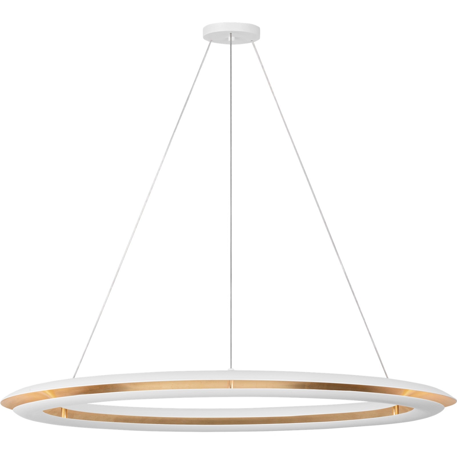 Cielo Extra Large Chandelier Matte White Bulbs Inc - Visual Comfort Ceiling Lights