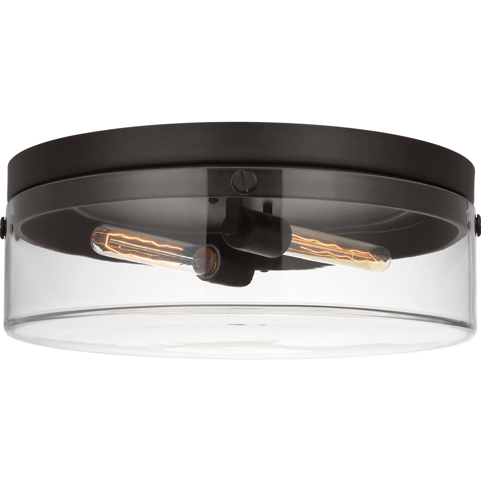 Garrett Large Flush Mount in Burnished Brass - Visual Comfort Ceiling Lights