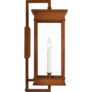 Cupertino Medium Bracket Wall Lantern Textured Black - Visual Comfort Outdoor Lighting