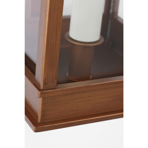Cupertino Small Bracket Wall Lantern Natural Copper - Visual Comfort Outdoor Lighting