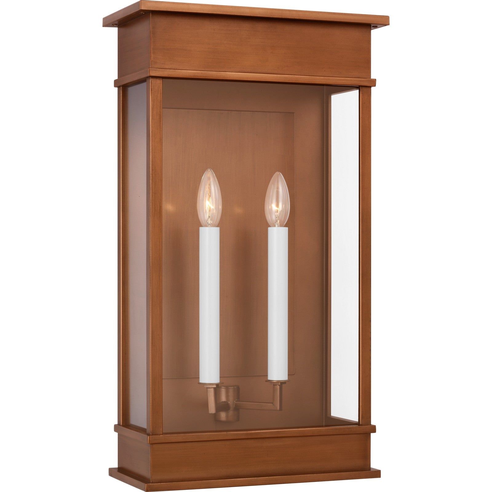 Cupertino Extra Large Wall Lantern Textured Black - Visual Comfort Outdoor Lighting