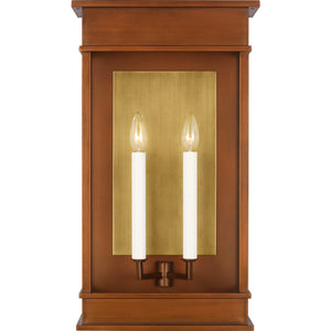 Cupertino Extra Large Wall Lantern Textured Black - Visual Comfort Outdoor Lighting