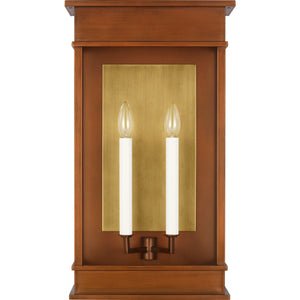Cupertino Extra Large Wall Lantern Textured Black - Visual Comfort Outdoor Lighting