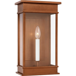Cupertino Medium Wall Lantern Textured Black - Visual Comfort Outdoor Lighting
