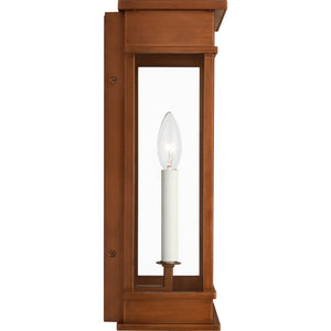 Cupertino Medium Wall Lantern Textured Black - Visual Comfort Outdoor Lighting