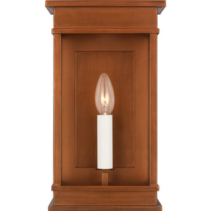 Cupertino Small Wall Lantern Textured Black - Visual Comfort Outdoor Lighting