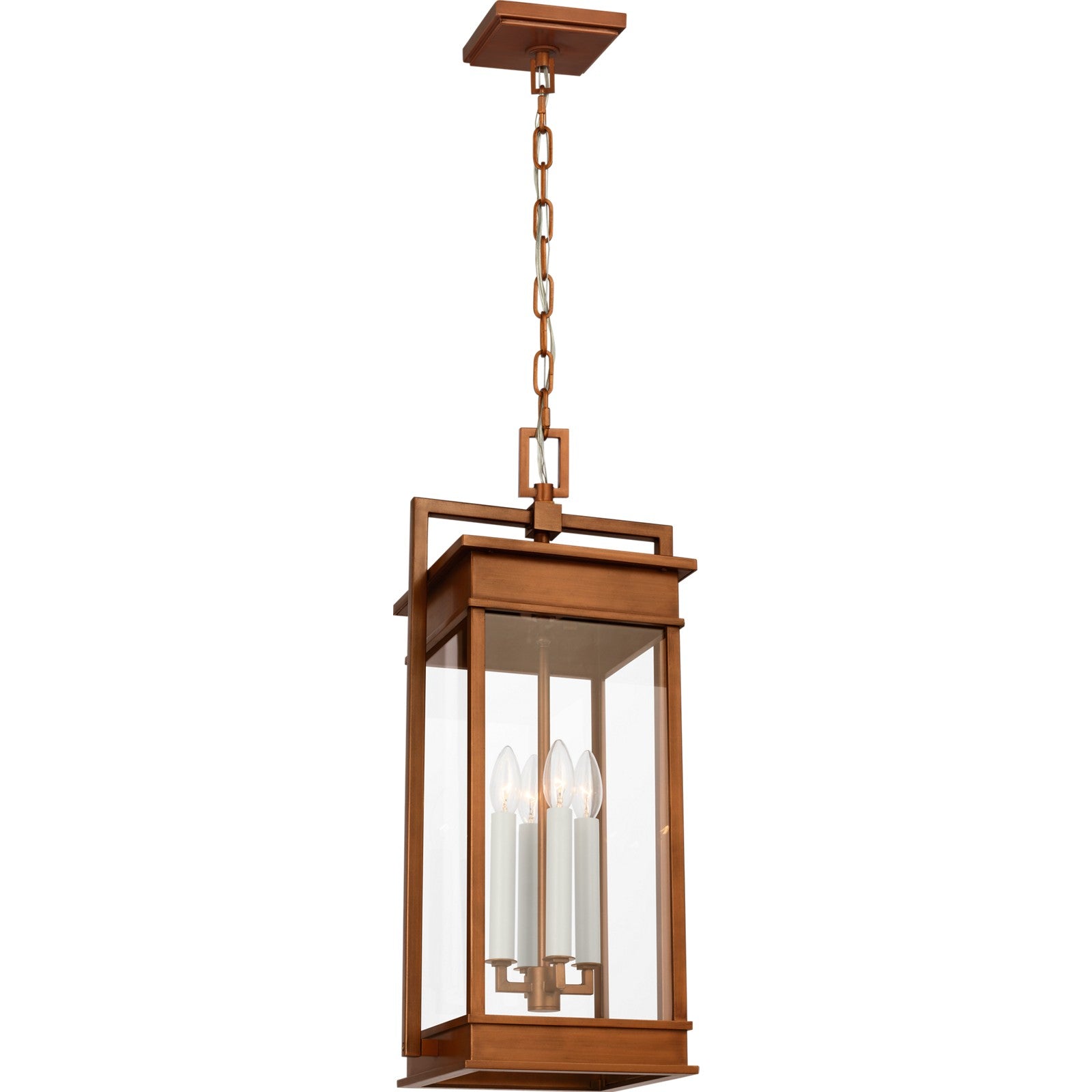 Cupertino Large Pendant Textured Black - Visual Comfort Outdoor Lighting