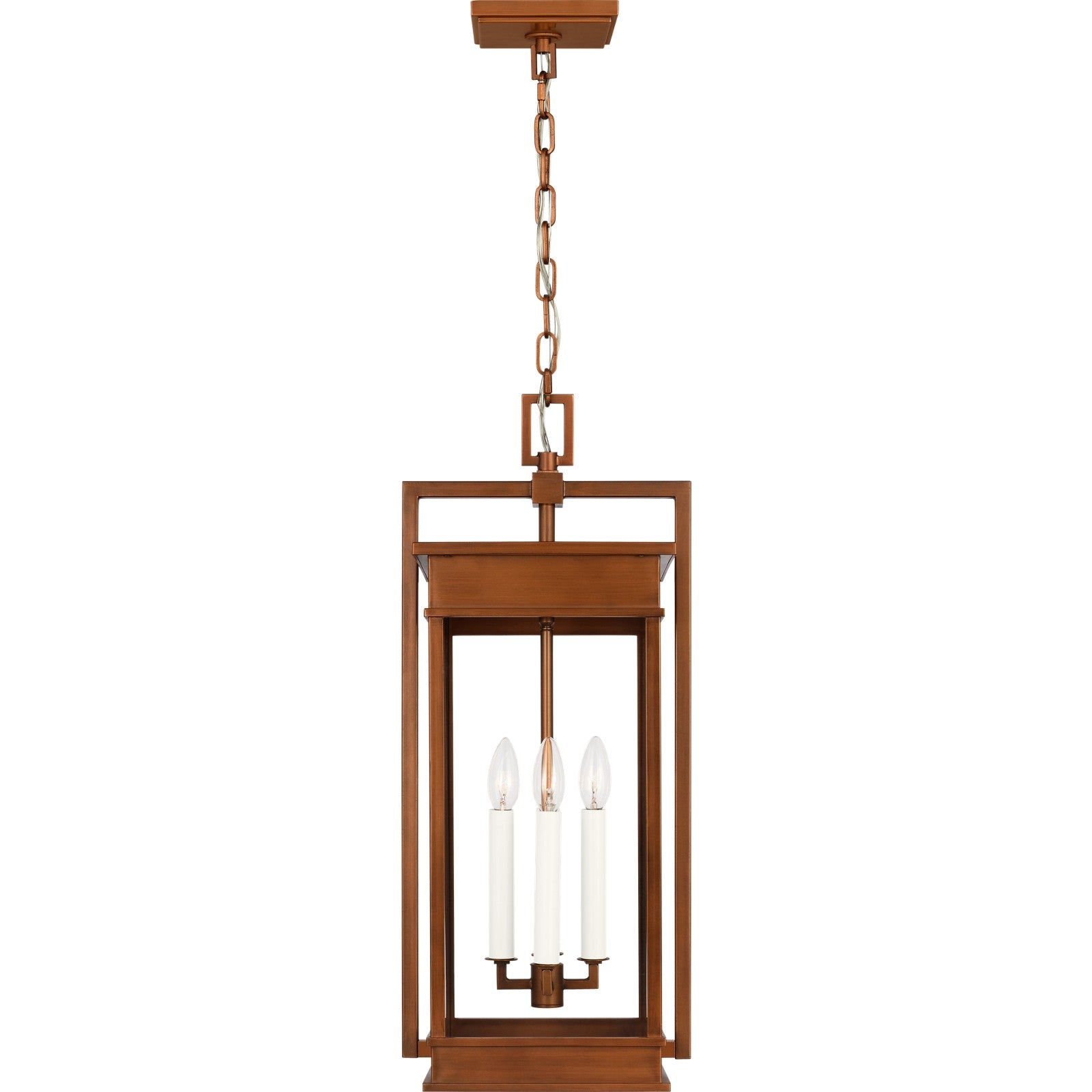 Cupertino Large Pendant Textured Black - Visual Comfort Outdoor Lighting