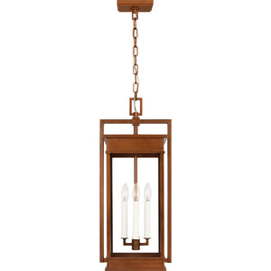 Cupertino Large Pendant Textured Black - Visual Comfort Outdoor Lighting