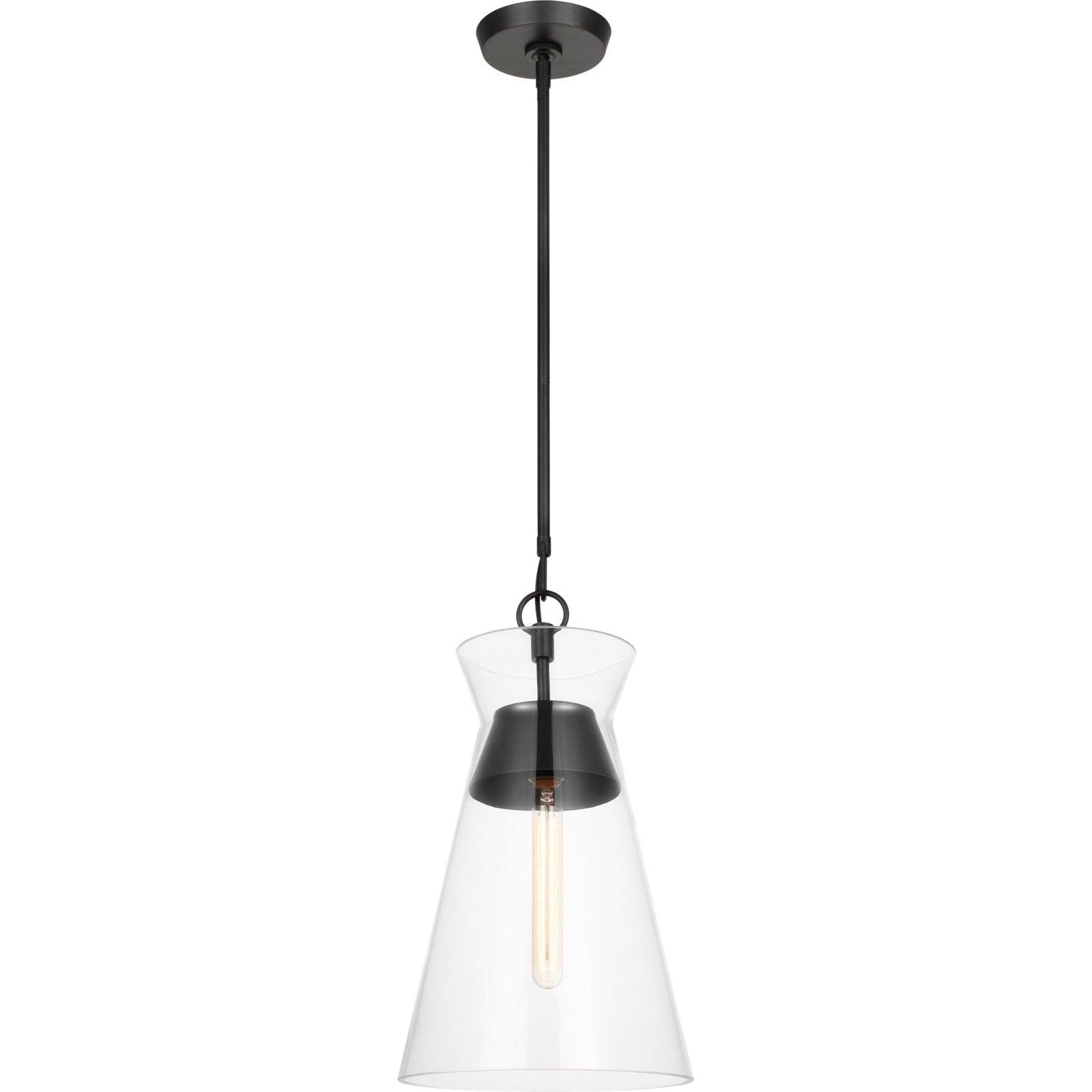 Atlantic Narrow Pendant Burnished Brass - Visual Comfort Ceiling Lights