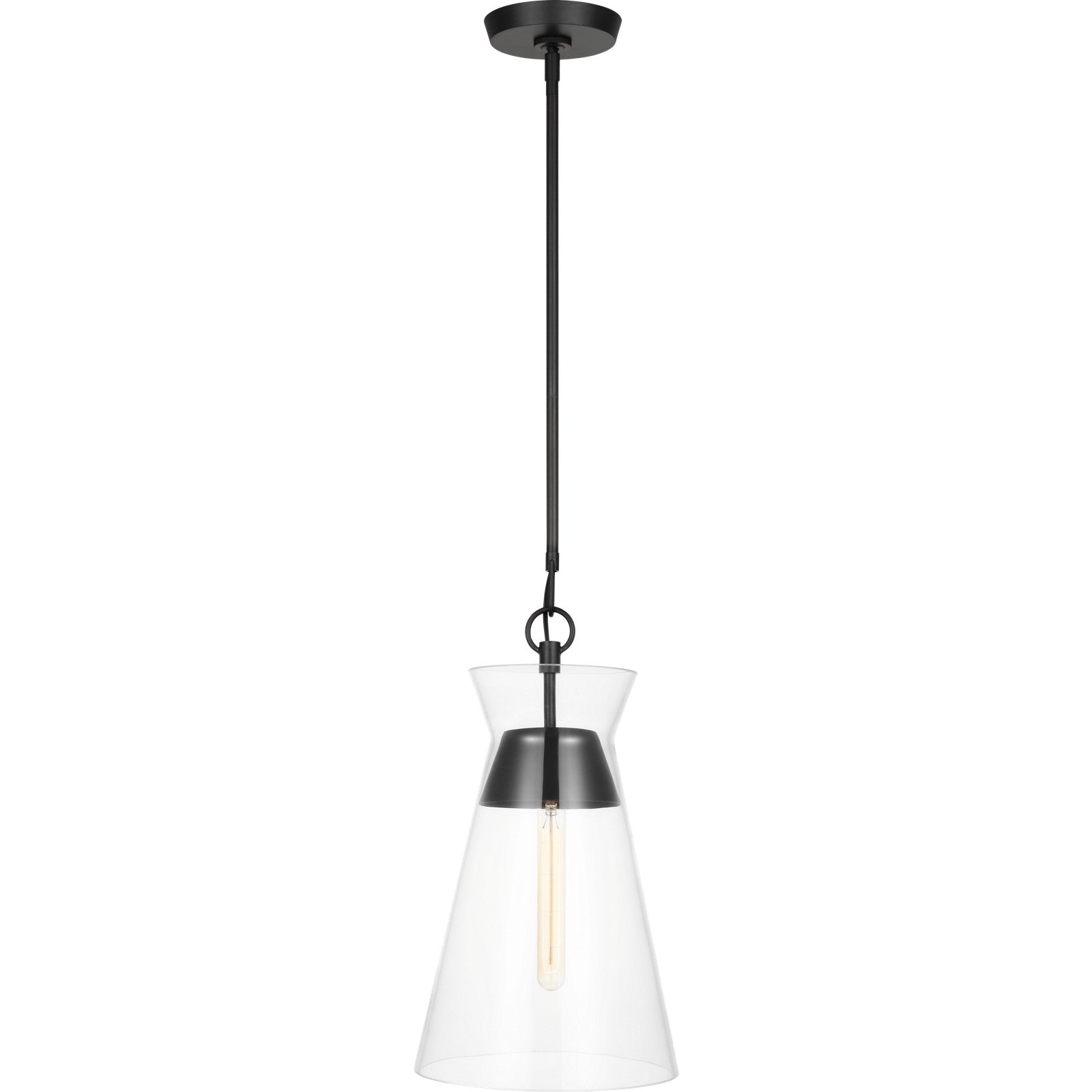 Atlantic Narrow Pendant Burnished Brass - Visual Comfort Ceiling Lights