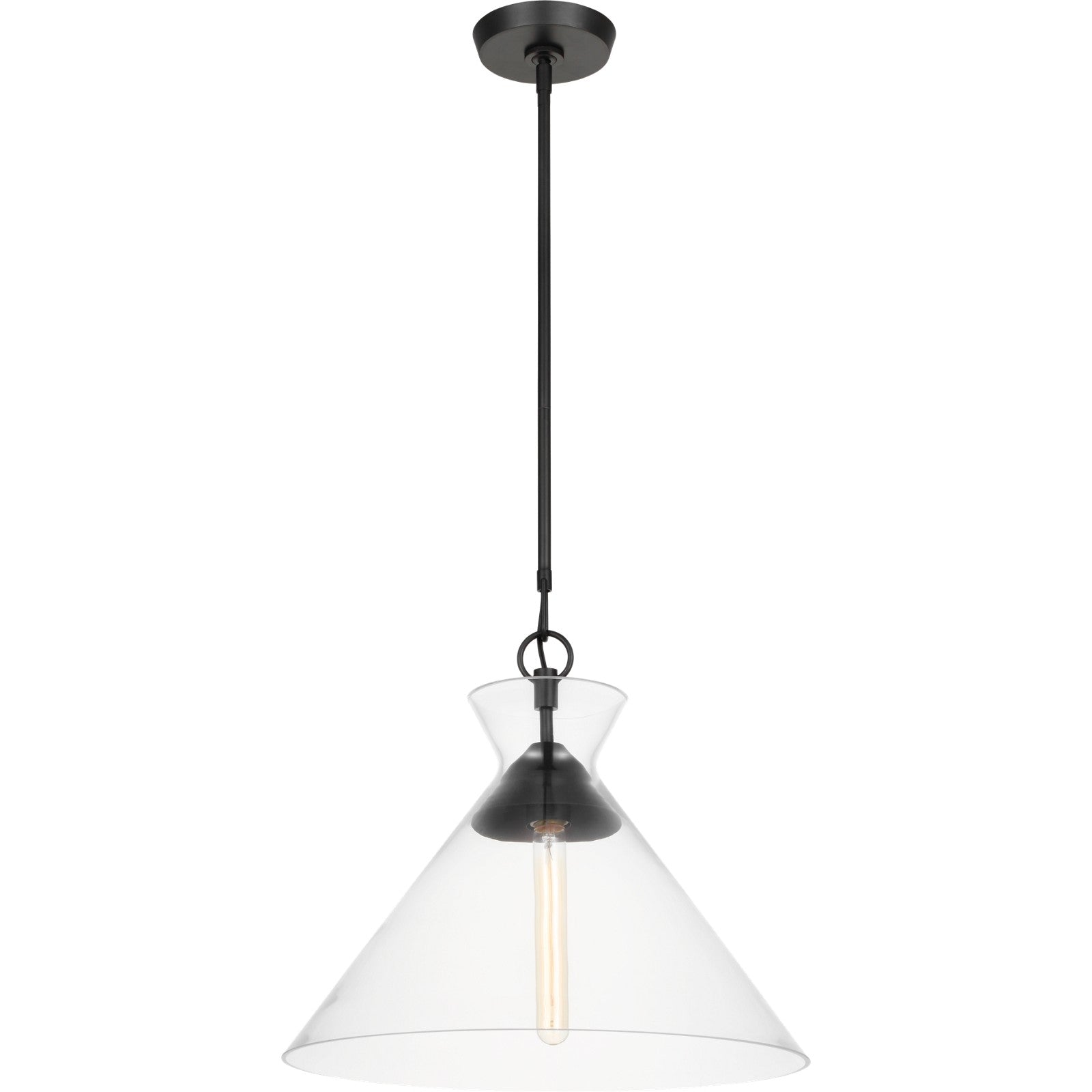 Atlantic Wide Pendant Burnished Brass - Visual Comfort Ceiling Lights