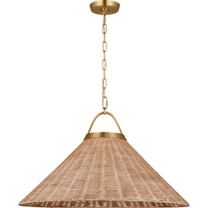 Whitby Grand Pendant Burnished Brass - Visual Comfort Ceiling Lights