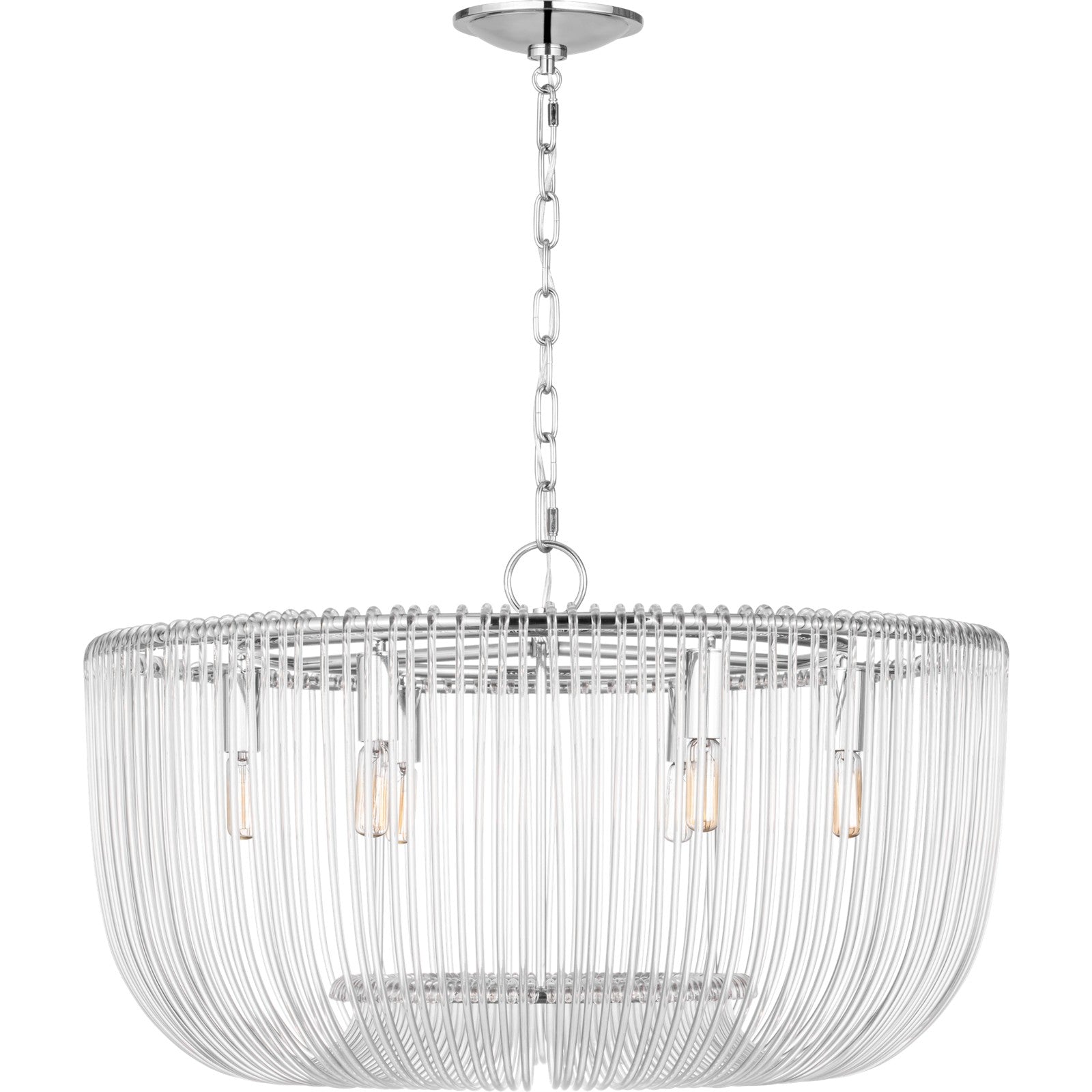 Pierce Medium Pendant Burnished Brass - Visual Comfort Ceiling Lights