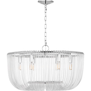 Pierce Medium Pendant Burnished Brass - Visual Comfort Ceiling Lights