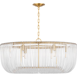 Pierce Large Pendant Burnished Brass - Visual Comfort Ceiling Lights