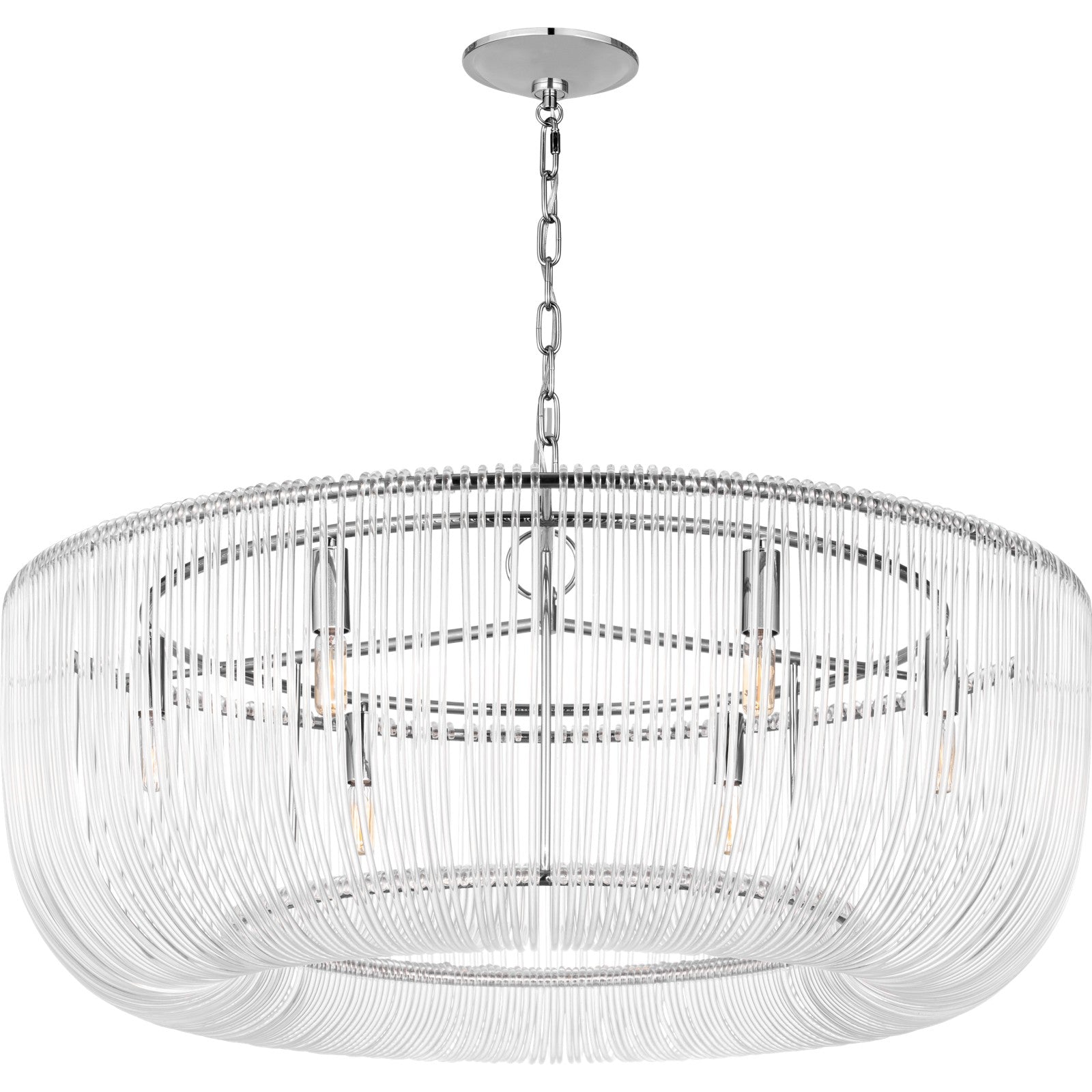Pierce Large Pendant Burnished Brass - Visual Comfort Ceiling Lights