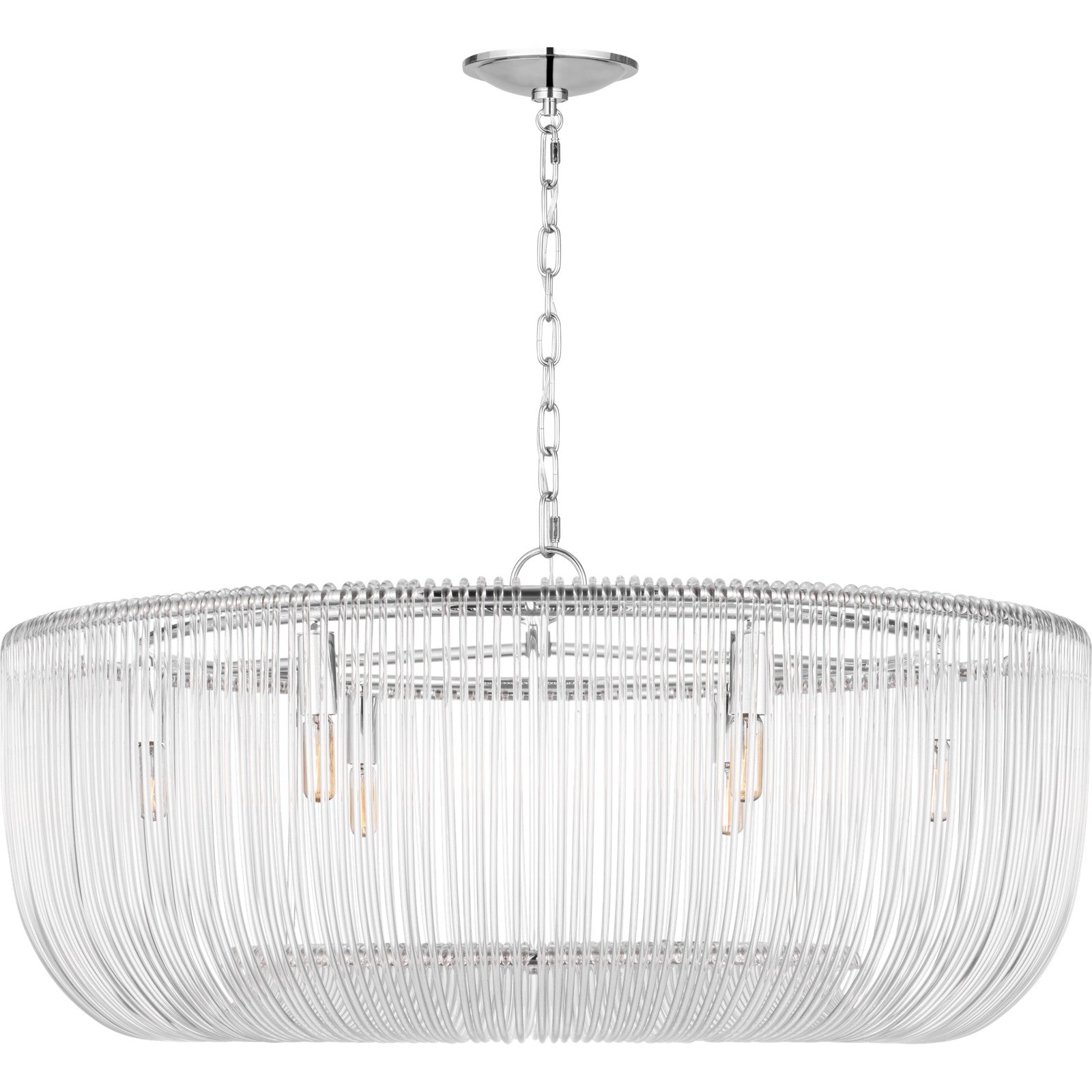 Pierce Large Pendant Burnished Brass - Visual Comfort Ceiling Lights