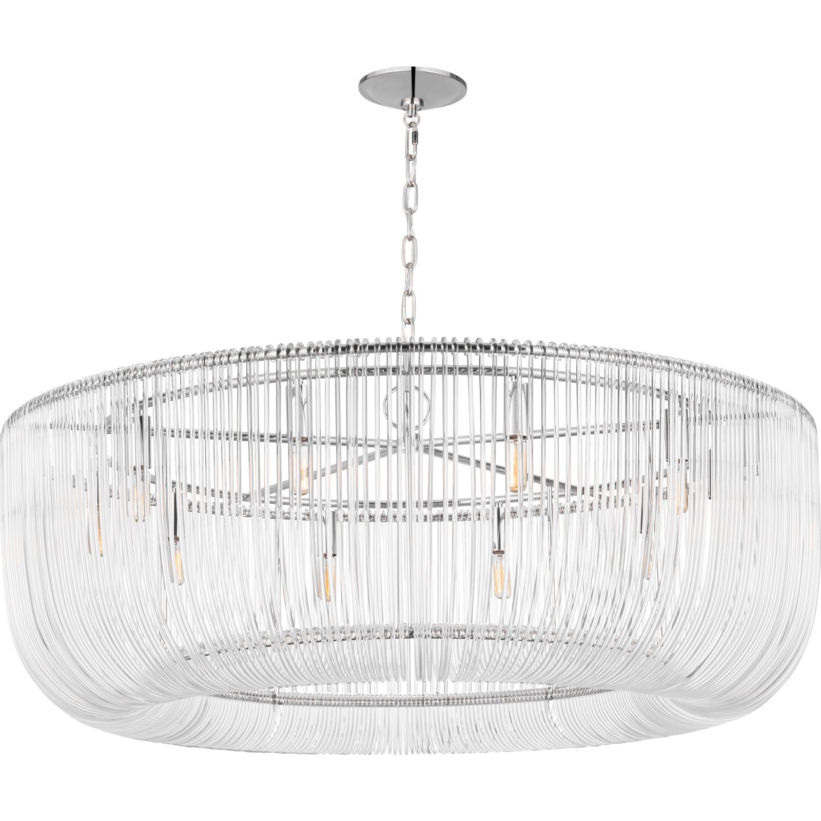 Pierce Extra Large Pendant Burnished Brass - Visual Comfort Ceiling Lights