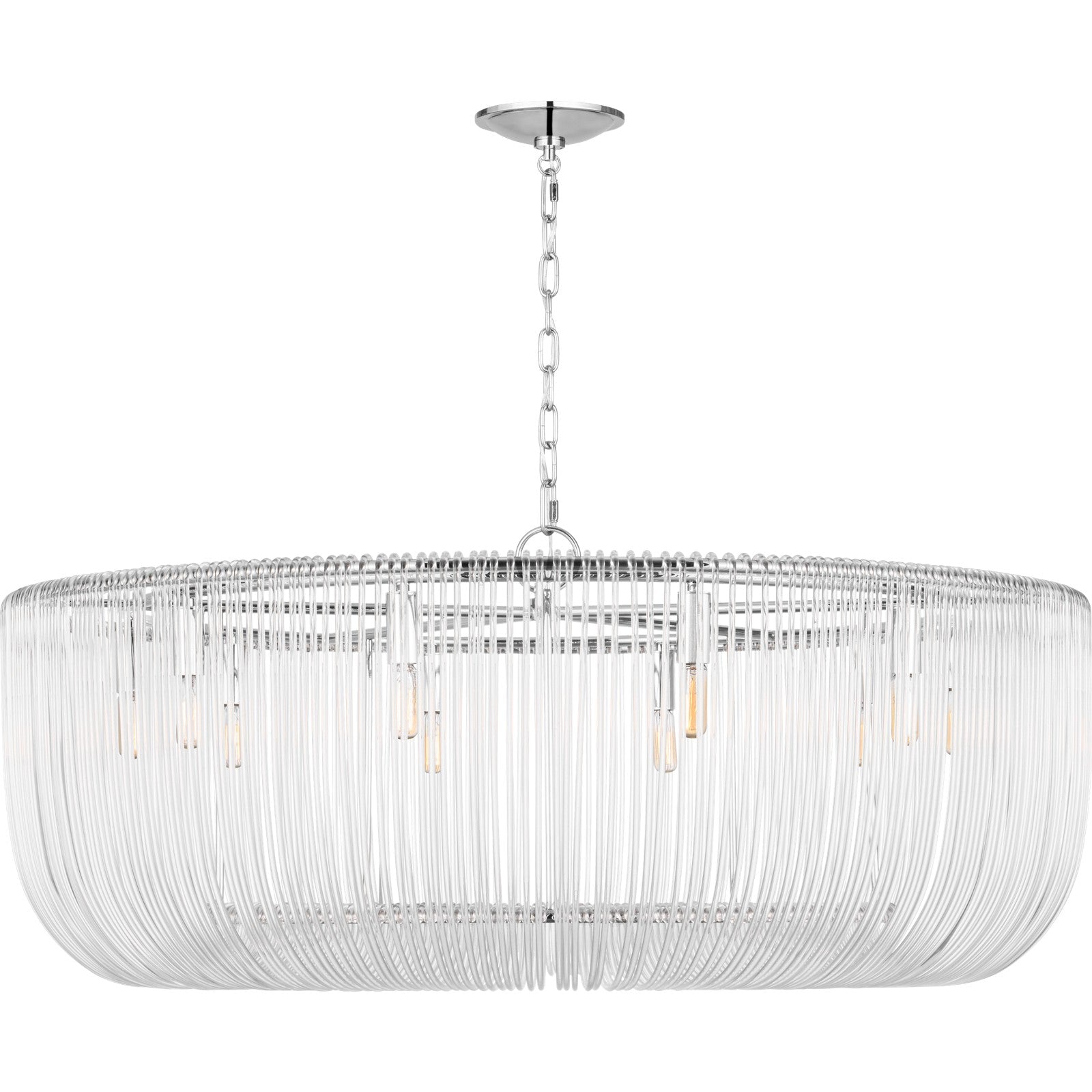 Pierce Extra Large Pendant Burnished Brass - Visual Comfort Ceiling Lights