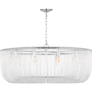 Pierce Extra Large Pendant Burnished Brass - Visual Comfort Ceiling Lights