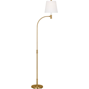 Belmont Extra Large Task Floor Lamp Burnished Brass Bulbs Inc - Visual Comfort Floor Lamps
