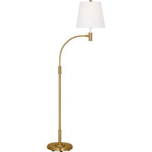 Belmont Extra Large Task Floor Lamp Burnished Brass Bulbs Inc - Visual Comfort Floor Lamps