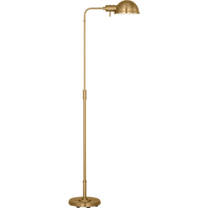 Belmont Large Task Floor Lamp Burnished Brass Bulbs Inc - Visual Comfort Floor Lamps