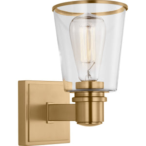 Alessa Sconce Burnished Brass - Visual Comfort Wall Lights