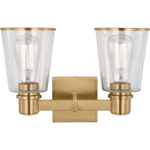 Alessa 2 - Light Vanity Burnished Brass - Visual Comfort Wall Lights