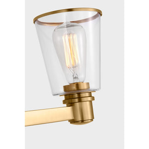 Alessa 3 - Light Vanity Burnished Brass - Visual Comfort Wall Lights