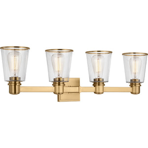 Alessa 4 - Light Vanity Burnished Brass - Visual Comfort Wall Lights