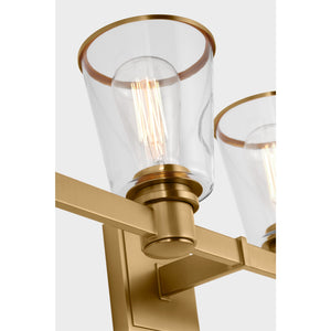 Alessa 4 - Light Vanity Burnished Brass - Visual Comfort Wall Lights