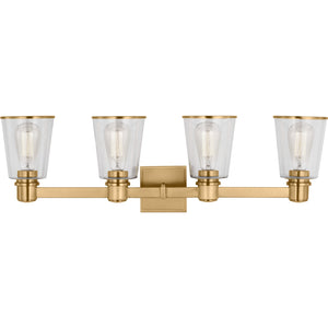 Alessa 4 - Light Vanity Burnished Brass - Visual Comfort Wall Lights