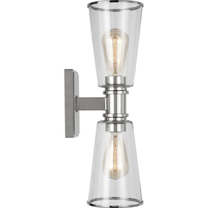 Alessa 2 - Light Linear Vanity Burnished Brass - Visual Comfort Wall Lights