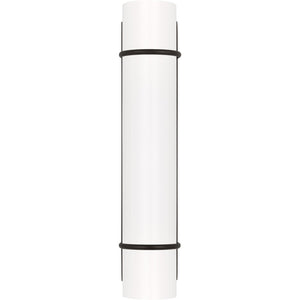 Amelie Small Vanity Aged Iron Bulbs Inc - Visual Comfort Wall Lights