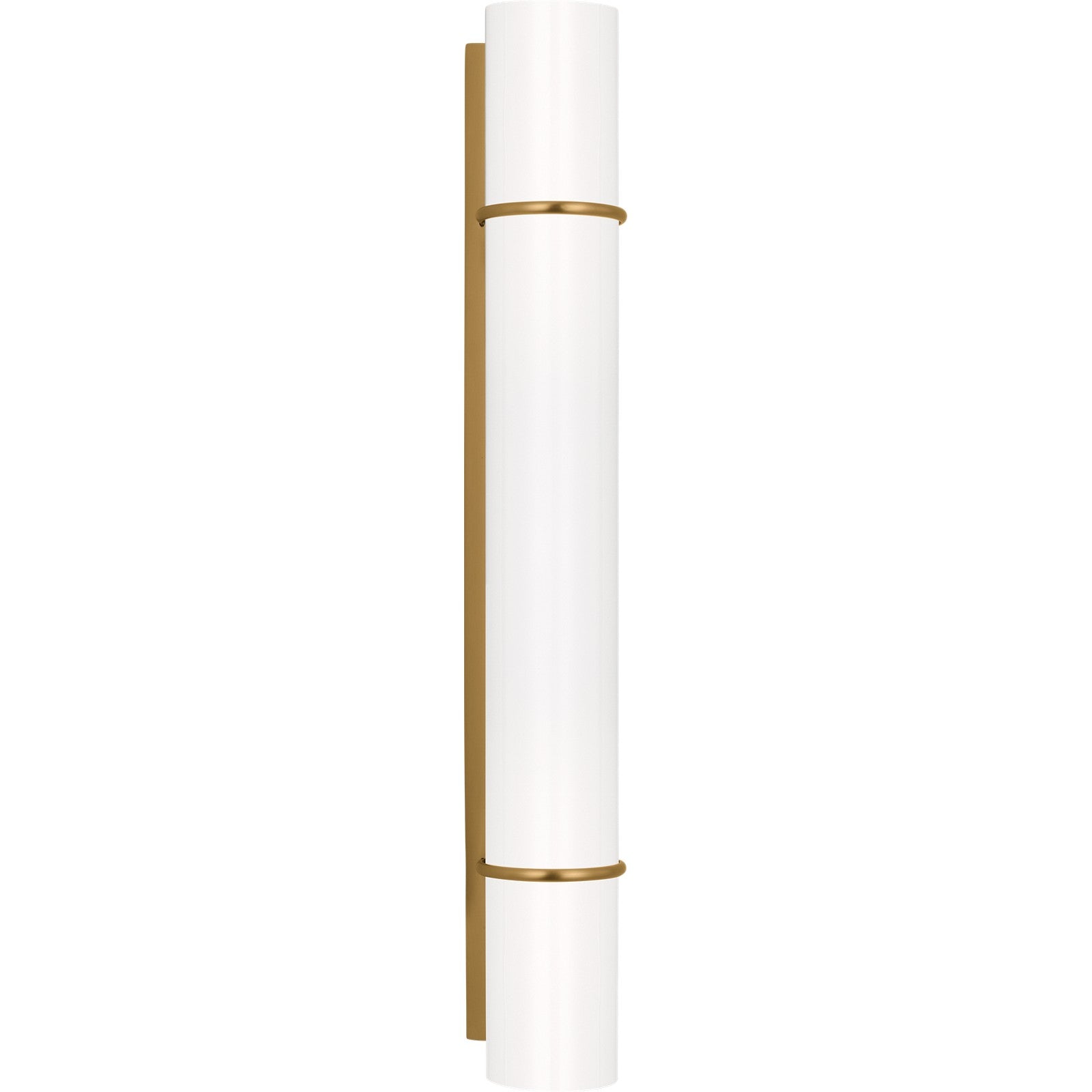 Amelie Medium Vanity Burnished Brass Bulbs Inc - Visual Comfort Wall Lights