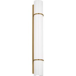 Amelie Medium Vanity Burnished Brass Bulbs Inc - Visual Comfort Wall Lights