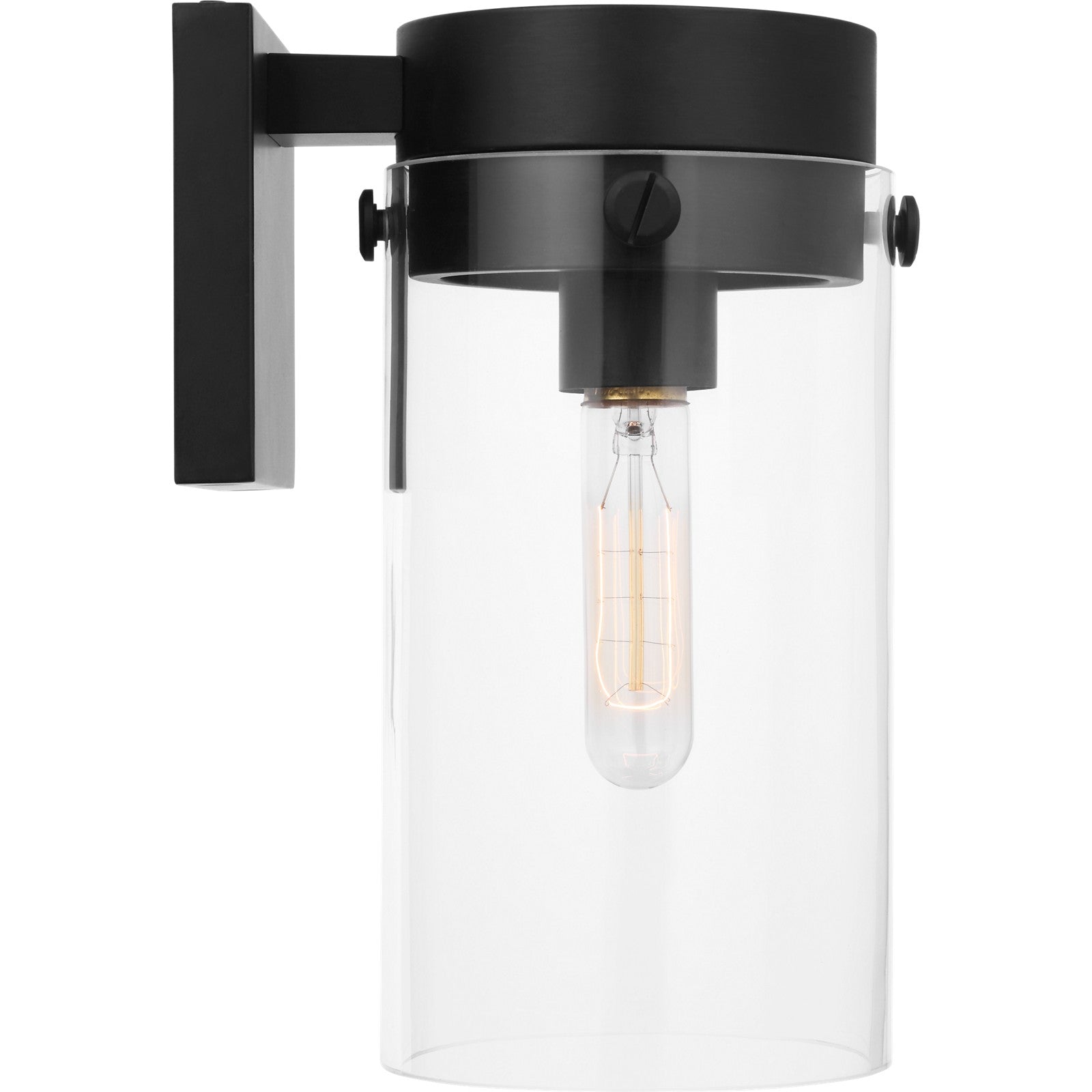 Garrett Sconce Polished Nickel - Visual Comfort Wall Lights