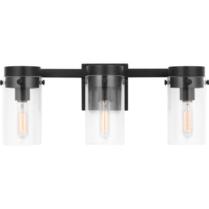 Garrett 3 - Light Vanity in Polished Nickel - Visual Comfort Wall Lights
