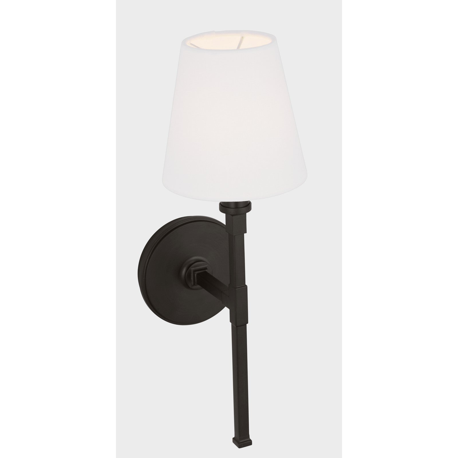 Perth Single Medium Sconce Aged Iron - Visual Comfort Wall Lights