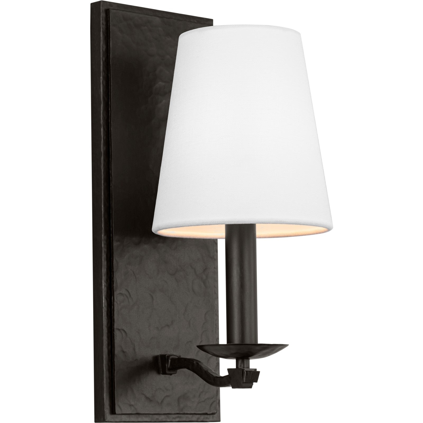 Wellen Medium Sconce Aged Iron - Visual Comfort Wall Lights