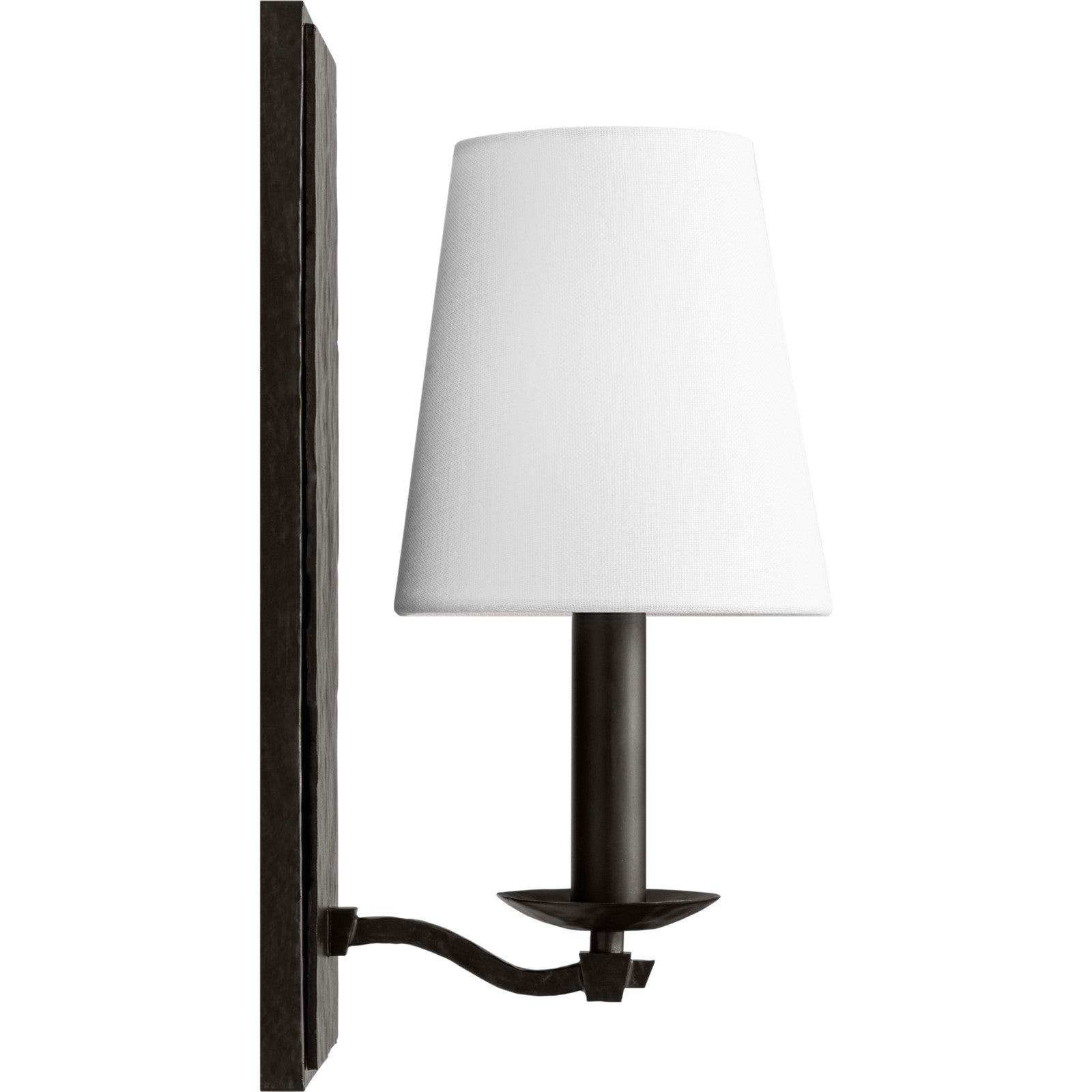 Wellen Medium Sconce Aged Iron - Visual Comfort Wall Lights