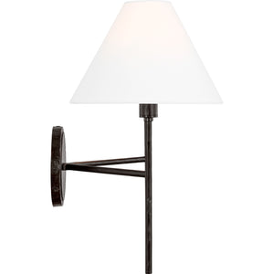 Ridgewood Medium Sconce Aged Iron - Visual Comfort Wall Lights